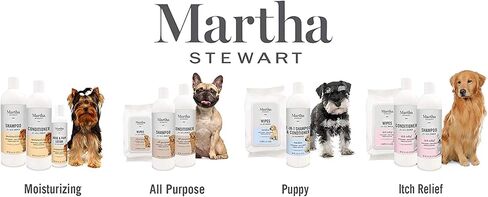 Martha Stewart for Pets 2-in-1 Puppy Shampoo with Grapefruit | Tearless Dog Shampoo and Conditioner, Safe for All Dogs and Puppies, 16 Ounce Bottle Dog Wash in Saudi Arabia