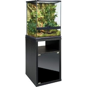 Exo Terra Terrarium Cabinet, Small - Reptile and Amphibian Terrarium Stand - Measures 17.88 W x 17.88 D x 27.75 H Inches