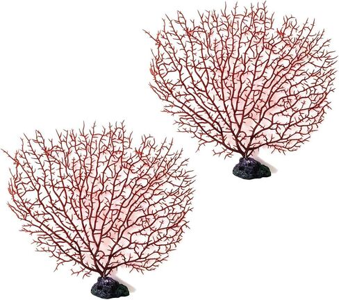 CNZ® Artificial Coral Plant for Fish Tank Decorative Aquarium Reef Ornament (10-Piece Assorted Coral) in Saudi Arabia