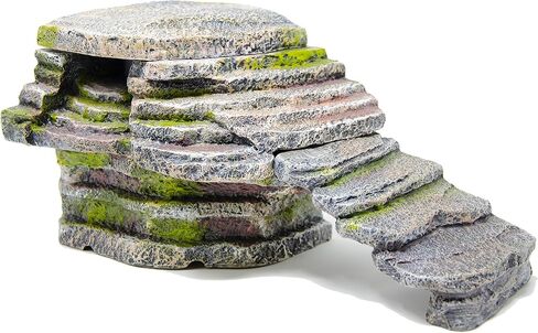 Penn-Plax Reptology Crystal-Falls Tiered Water Filtration System for Vivarium & Terrarium Setups – Keeps Water Clean & Safe for Aquatic Turtles, Amphibians, and Fish (Replacement Filter) in Saudi Arabia