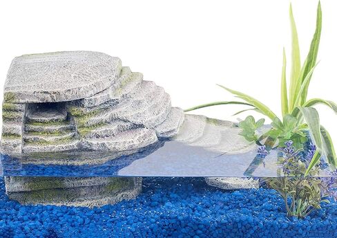 Penn-Plax Reptology Crystal-Falls Tiered Water Filtration System for Vivarium & Terrarium Setups – Keeps Water Clean & Safe for Aquatic Turtles, Amphibians, and Fish (Replacement Filter) in Saudi Arabia