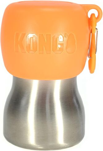 KONG H2O Stainless Steel Water Bottle, 270 ml, Small, Black S, KGSS95 in Saudi Arabia