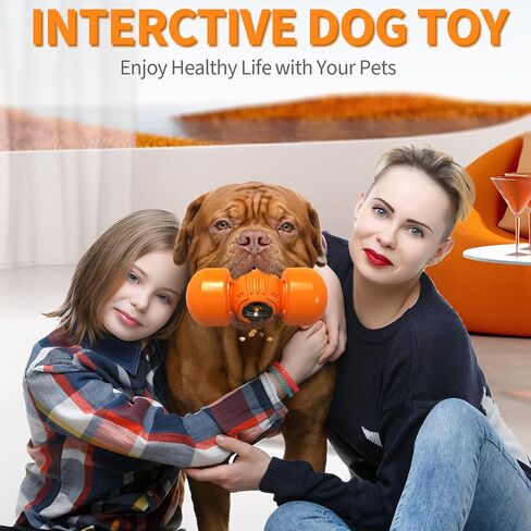 Interactive Dog Toys Balls,Dog Treat Puzzle for Large/Medium/Small Dogs,Fun Squeaky/Giggle Toys,Dog Slow Feeder,Dog Puzzles Toys,Dog Puzzle Feeder,Treat Dispenser, Dog Enrichment Toys in Saudi Arabia