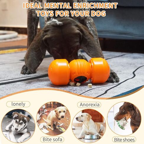 Interactive Dog Toys Balls,Dog Treat Puzzle for Large/Medium/Small Dogs,Fun Squeaky/Giggle Toys,Dog Slow Feeder,Dog Puzzles Toys,Dog Puzzle Feeder,Treat Dispenser, Dog Enrichment Toys in Saudi Arabia
