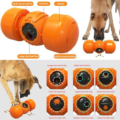 Interactive Dog Toys Balls,Dog Treat Puzzle for Large/Medium/Small Dogs,Fun Squeaky/Giggle Toys,Dog Slow Feeder,Dog Puzzles Toys,Dog Puzzle Feeder,Treat Dispenser, Dog Enrichment Toys in Saudi Arabia