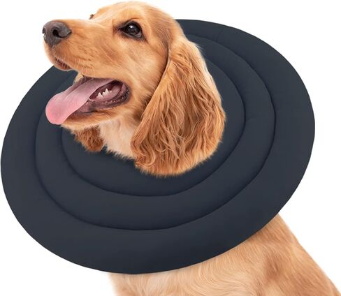 Pawfun Soft Dog Cone Alternative After Surgery, Comfortable Dog Recovery Collars Cones for Small Dogs, Adjustable Dog Neck Cone Protective Elizabethan Collar for Dogs to Stop Licking in Kuwait