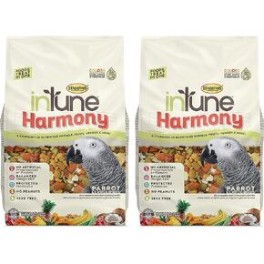 Higgins 2 Pack of Intune Harmony Food for Parrots and Large Birds, 3 Pounds Each in Kuwait