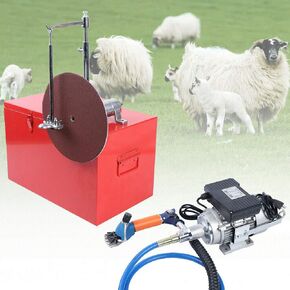 InSyoForeverEC Electric Shearing Machine, 320W 110V Shear Clipper Machine, 360 Degrees Rotate Wool Shearing Machine, Shearing Grinder Tool for Sheep Goats Farm Camel Cattle Horse Livestoc