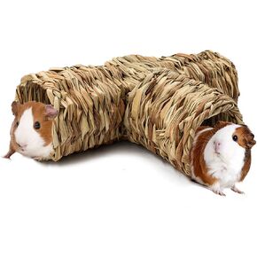 BWOGUE Hamster Grass Tunnel Toy Nature's Hideaway Guinea Pig Tunnels and Tubes Toys for Rats,Syrian Hamster,Ferrets,Guinea Pig,Chinchilla Hedgehog and Bunny in Saudi Arabia