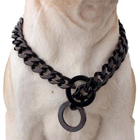 Durable Walking Dog Training Collar, Strong Stainless Steel Chain for Pitbull German Shepherd and Large Dogs. in Kuwait