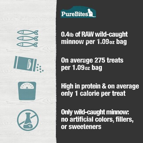 PureBites Ocean Whitefish for Cats, 0.70oz / 20 g- Value Size in Kuwait