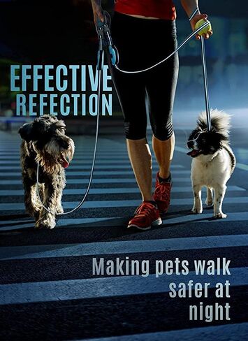 مقود للكلاب بطول 5 أقدام بدون استخدام اليدين للكلاب الصغيرة والمتوسطة، مقود للكلاب من النايلون، مقود عاكس للمشي للكلاب مع حامل حقيبة البراز باللون الأزرق in Kuwait