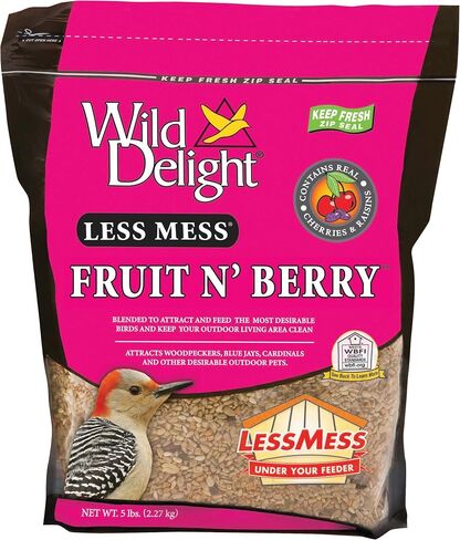 Wild Delight Fruit N' Berry Bird Food, 5 lb in Kuwait