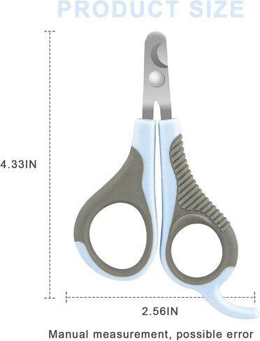 OYANTEN Cat Nail Clipper Trimmer - Pet Clippers Claw Trimmer Grooming Tool for Kitten Small Dog Bunny Rabbit Bird, Small Animals, Blue in Saudi Arabia