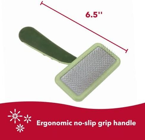 Coastal Pet Hair Brush for Dogs of All Types - Safari Curved Slicker Brush - Pet Grooming Tools for Shedding - Dog Pin Brush for Detangling - 7.5 x 4.5 inches in Saudi Arabia