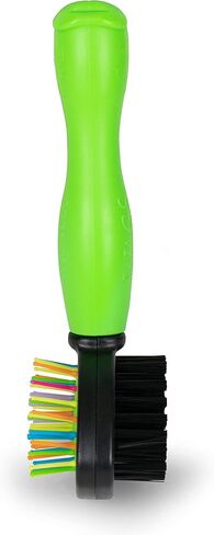 Wags & Wiggles Double Sided Dog Brush - Efficient Pet Grooming for Long or Short Haired Dogs & Cats, Shedding & Detangling, Doodle & Poodle Brush in Kuwait