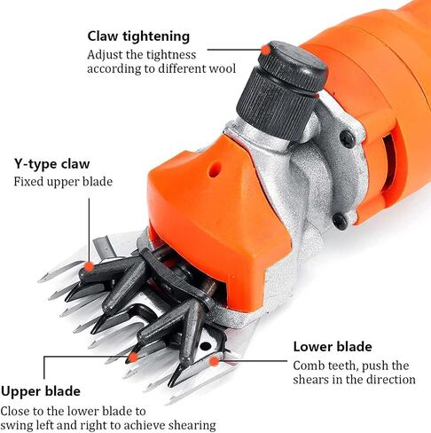 GagalU Electric Wool Shears,690w Professional Sheep Shearing Clippers Pet Farm Supplies for Sheep Goat Animal Hair Fur Shearing in Saudi Arabia