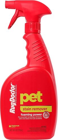 Rug Doctor Pet Stain Remover Spray Permanently Eliminates Odors Pro Enzymatic Technology Activates via Foaming Power, 24 Ounce in Kuwait