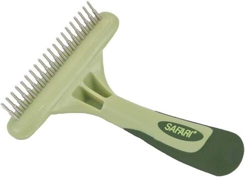Coastal - Safari - Dog Undercoat Rakes, Rotating Pin Undercoat Rake, One Size (6.25" L x 4.5" W) in Saudi Arabia