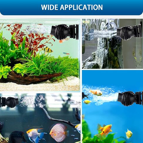 FREESEA Aquarium Powerhead Wave Maker: 1050 GPH Circulation Wavemaker Pump - 360° Adjustable Power Head with Magnetic Suction for 1-55 Gallon Fish Tank | Saltwater | Freshwater in Kuwait