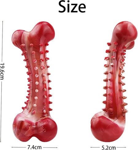 WieMondy Dog Bone Chew Toys for Aggressive Chewers Large Breed, Durable Dog Toys, Indestructible Dog Chew Toy for Large & Medium Dogs Traning, Tough Teething Toys, Faux Bones in Saudi Arabia