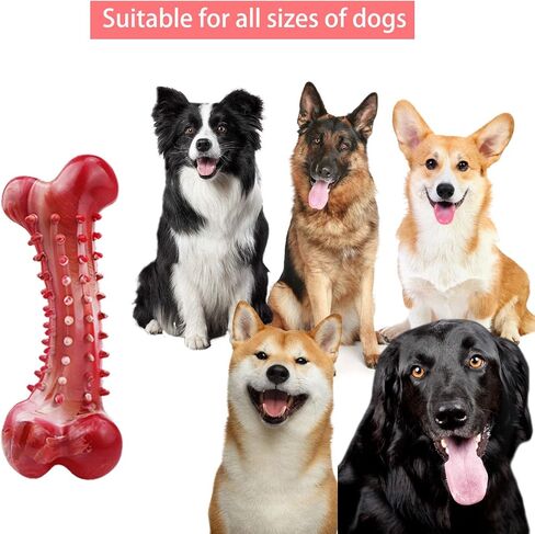 WieMondy Dog Bone Chew Toys for Aggressive Chewers Large Breed, Durable Dog Toys, Indestructible Dog Chew Toy for Large & Medium Dogs Traning, Tough Teething Toys, Faux Bones in Saudi Arabia