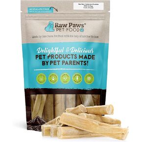 لفائف جلد خام مضغوطة مقاس 5 بوصات من Raw Paws للكلاب، 10 قيراط - معبأة في الولايات المتحدة الأمريكية - جلود خام مضغوطة للكلاب - مضغ لإخفاء لحوم البقر ذات نطاق حر - أعواد مضغ طبيعية للكلاب من الجلد الخام للكلاب والكلاب الصغيرة in Kuwait