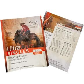 مكمل UltraCruz Equine المتقدم لحوافر الخيول، 60 حصة فردية، حبيبات (كمية تكفي 60 يومًا) in Kuwait