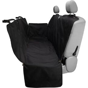 Carhartt Universal Fitted Nylon Duck Pet Hammock, Dog Back Seat Cover, Black