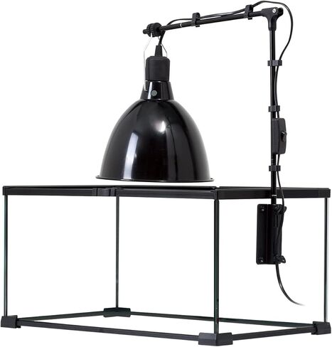 OIIBO Reptile Lamp Stand, Reptile Heat Lamp Stand Adjustable Height Hanging Lamp Fixture Holder for Reptile Terrarium Tank UVB Heating Light in Saudi Arabia