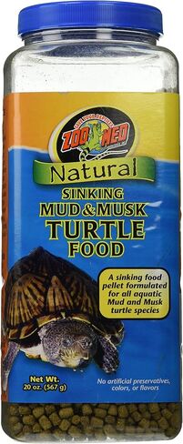 Zoo Med Natural Sinking Mud and Musk Turtle Food, 20 Ounces Each (20 Ounces) in Saudi Arabia