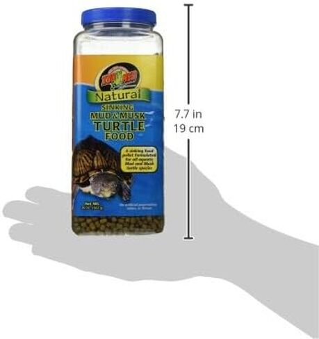 Zoo Med Natural Sinking Mud and Musk Turtle Food, 20 Ounces Each (20 Ounces) in Saudi Arabia