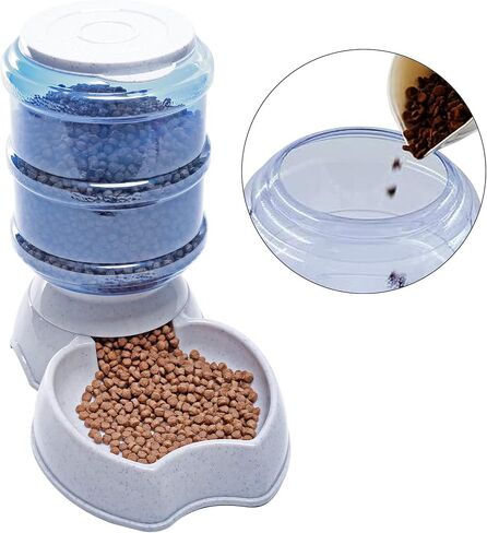 Pet Water Dispenser Automatic for Dogs Cats, BPA-Free, Gravity Refill, Self Feeding for Small Medium Pets Puppy Kitten Rabbit - 1 Gallon (Waterer) in Saudi Arabia