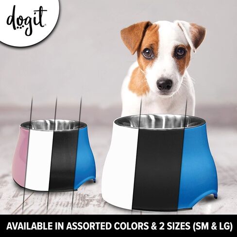 Dogit Elevated Dog Bowl, Blue in Saudi Arabia