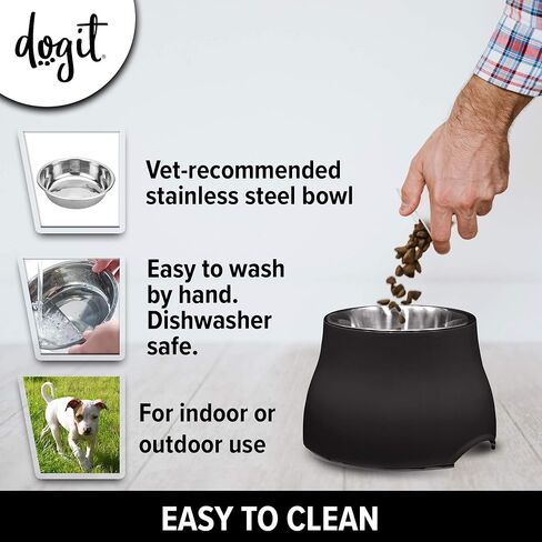 Dogit Elevated Dog Bowl, Blue in Saudi Arabia