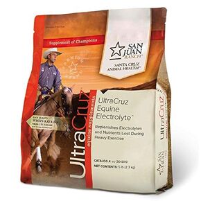 UltraCruz-364849 مكمل إلكتروليت الخيول للخيول، 5 رطل، مسحوق (كمية تكفي 40 يومًا) in Kuwait