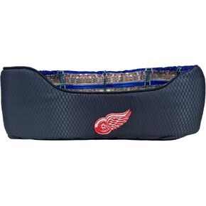 سرير الكلاب NHL Detroit Red Wings Stadium للكلاب، سرير وسادة للحيوانات الأليفة للكلاب، سرير كلب هوكي رياضي ووسادة صالة in Kuwait
