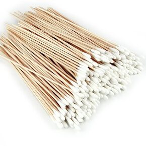 500PCS Cotton Swab - 6 Inch Cotton Sticks - Cotton Ear Swabs for Wound, Navel, Oral Cavity, Gynecological Care and Pet Ear Cleaning in Saudi Arabia