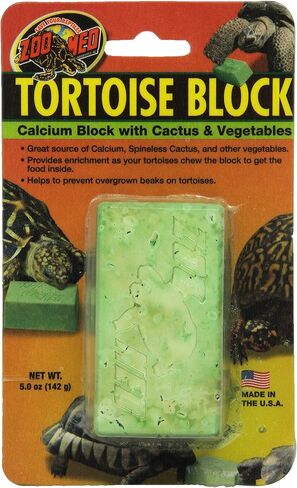 Zoo Med Laboratories SZMBB55 Tortoise Banquet Block, Net WT 5 oz in Saudi Arabia