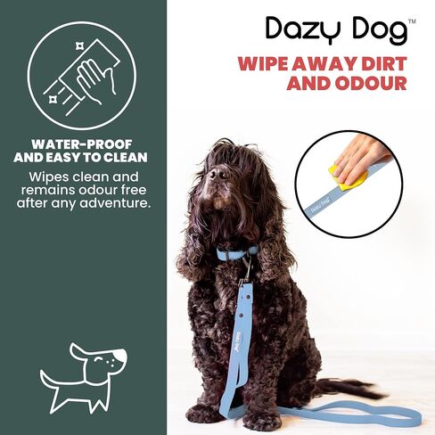 مقود Dazy Dog Dura مزدوج الطول مناسب لجميع الأحوال الجوية - متين - مقاوم للماء - خالٍ من الرائحة - أقوى من الجلد - سهل التنظيف - أداء عالٍ - مصمم (صغير/متوسط، أرجواني) in Saudi Arabia