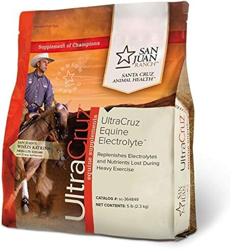 UltraCruz-364849 Equine Electrolyte Supplement for Horses, 5 lb, Powder (40 Day Supply) in Saudi Arabia
