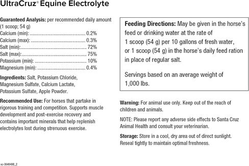 UltraCruz-364849 Equine Electrolyte Supplement for Horses, 5 lb, Powder (40 Day Supply) in Saudi Arabia