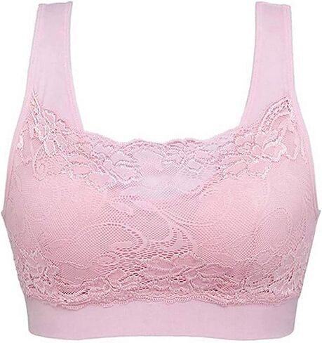 NOIPPONG الدانتيل Bralettes للنساء مبطن الرياضة الصدرية تانك القمم Wirefree الراحة اليوغا كامي الرياضة حمالات الصدر لليوجا اللياقة البدنية الجري in Saudi Arabia