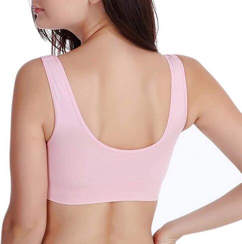 NOIPPONG الدانتيل Bralettes للنساء مبطن الرياضة الصدرية تانك القمم Wirefree الراحة اليوغا كامي الرياضة حمالات الصدر لليوجا اللياقة البدنية الجري in Saudi Arabia