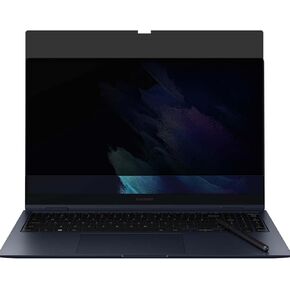Puccy Privacy Screen Protector Film, compatible with Samsung Galaxy Book Pro 360 15.6inch Laptop Anti Spy TPU Guard （ Not Tempered Glass Protectors ） New, Black in Kuwait