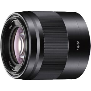 سوني - عدسة بورتريه E 50 ملم F1.8 OSS (SEL50F18/B)، أسود