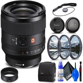 Sony FE 35mm f/1.4 GM Lens (SEL35F14GM) + Filter Kit + Lens Cap Keeper + Cleaning Kit + More (Renewed) in Saudi Arabia