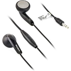 Sony MH410C (1262-8301) Black Lightweight In-Ear Headphones Stereo Headset Hands-Free Stereo Earbuds Earphones In-Line Microphone in Kuwait