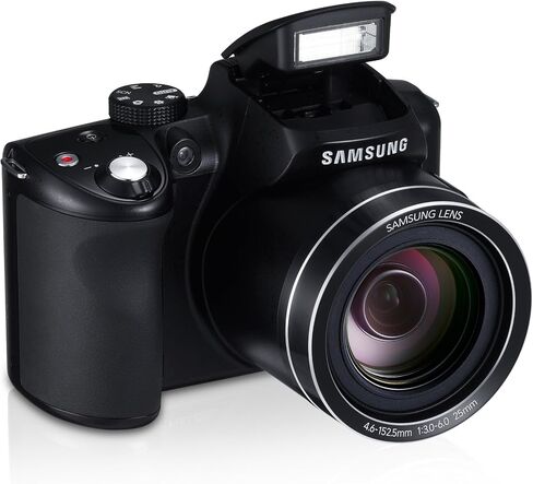 Samsung WB2100 16.4MP CMOS Digital Camera with 35x Optical Zoom, 3.0" LCD Screen and 1080i HD Video (Black) (OLD MODEL) in Saudi Arabia