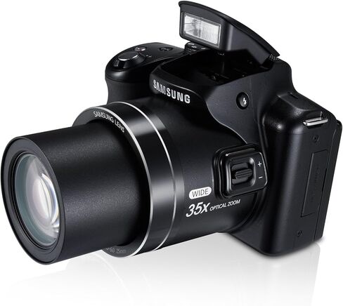 Samsung WB2100 16.4MP CMOS Digital Camera with 35x Optical Zoom, 3.0" LCD Screen and 1080i HD Video (Black) (OLD MODEL) in Saudi Arabia